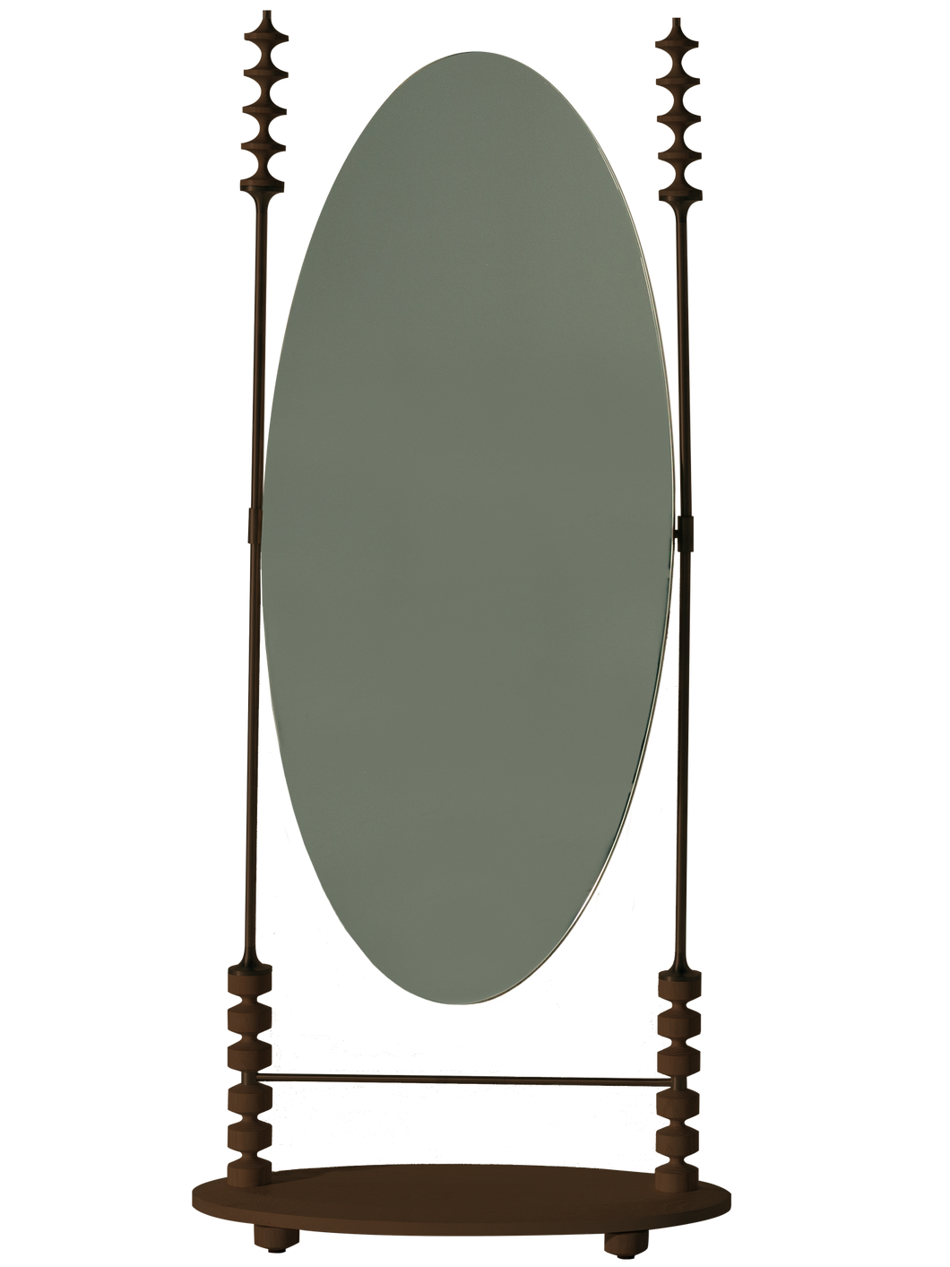 Hour Briar Floor Mirror