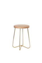 Load image into Gallery viewer, Cross Brass Stool
