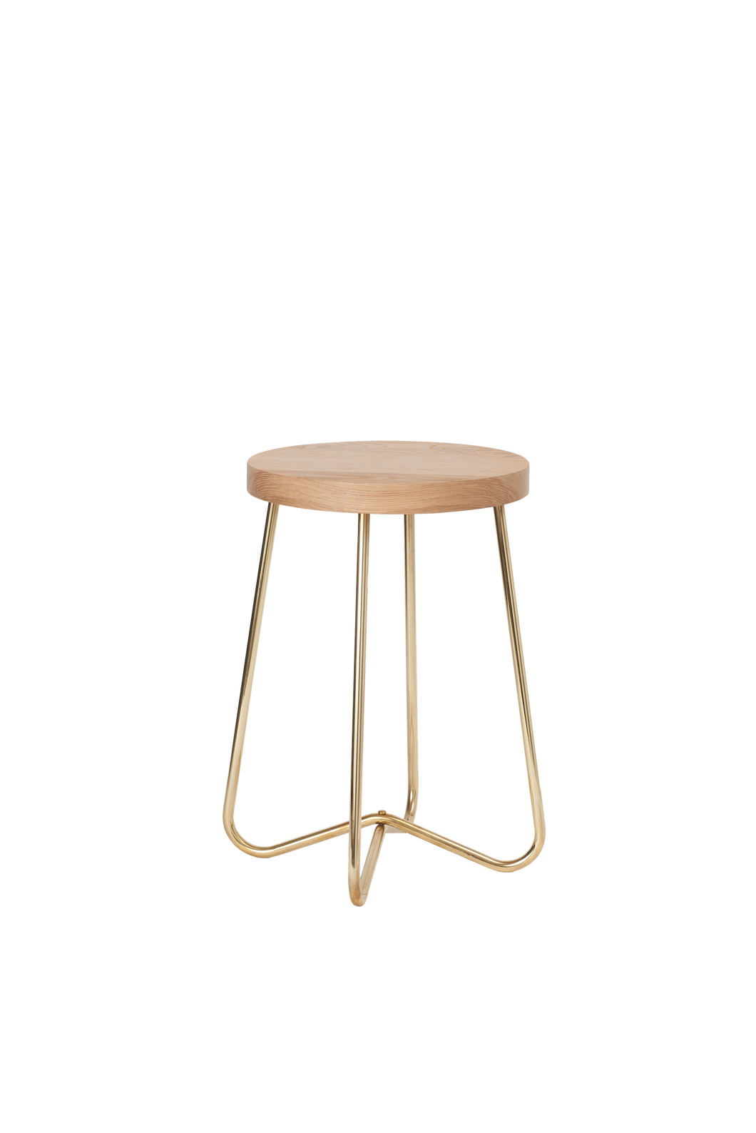 Cross Brass Stool